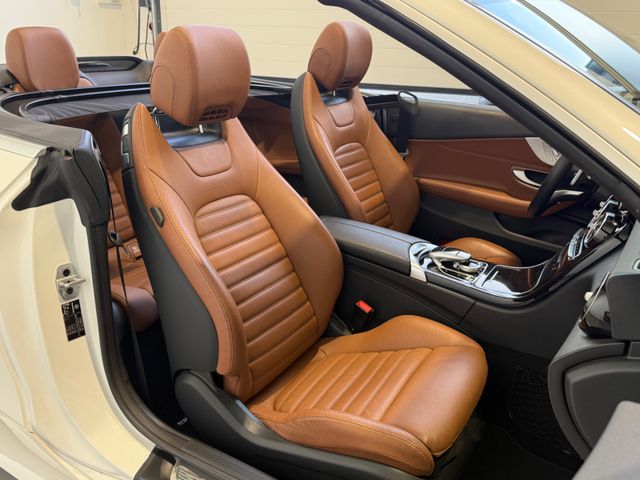 Mercedes-Benz C 300 Cabriolet/Polarweiß- cognac AMG Line full