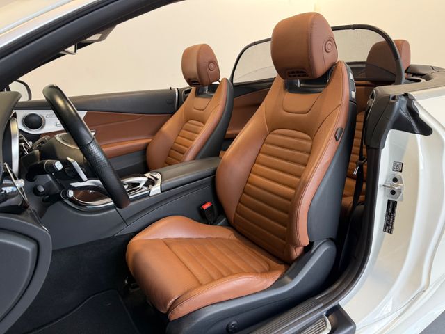 Mercedes-Benz C 300 Cabriolet/Polarweiß- cognac AMG Line full