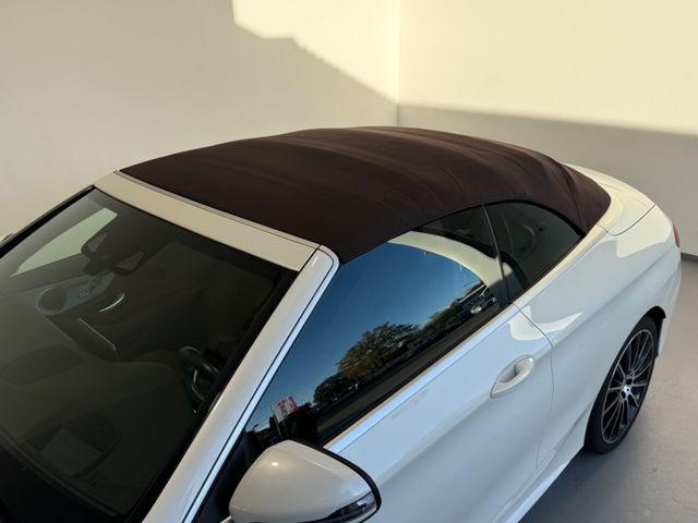 Mercedes-Benz C 300 Cabriolet/Polarweiß- cognac AMG Line full