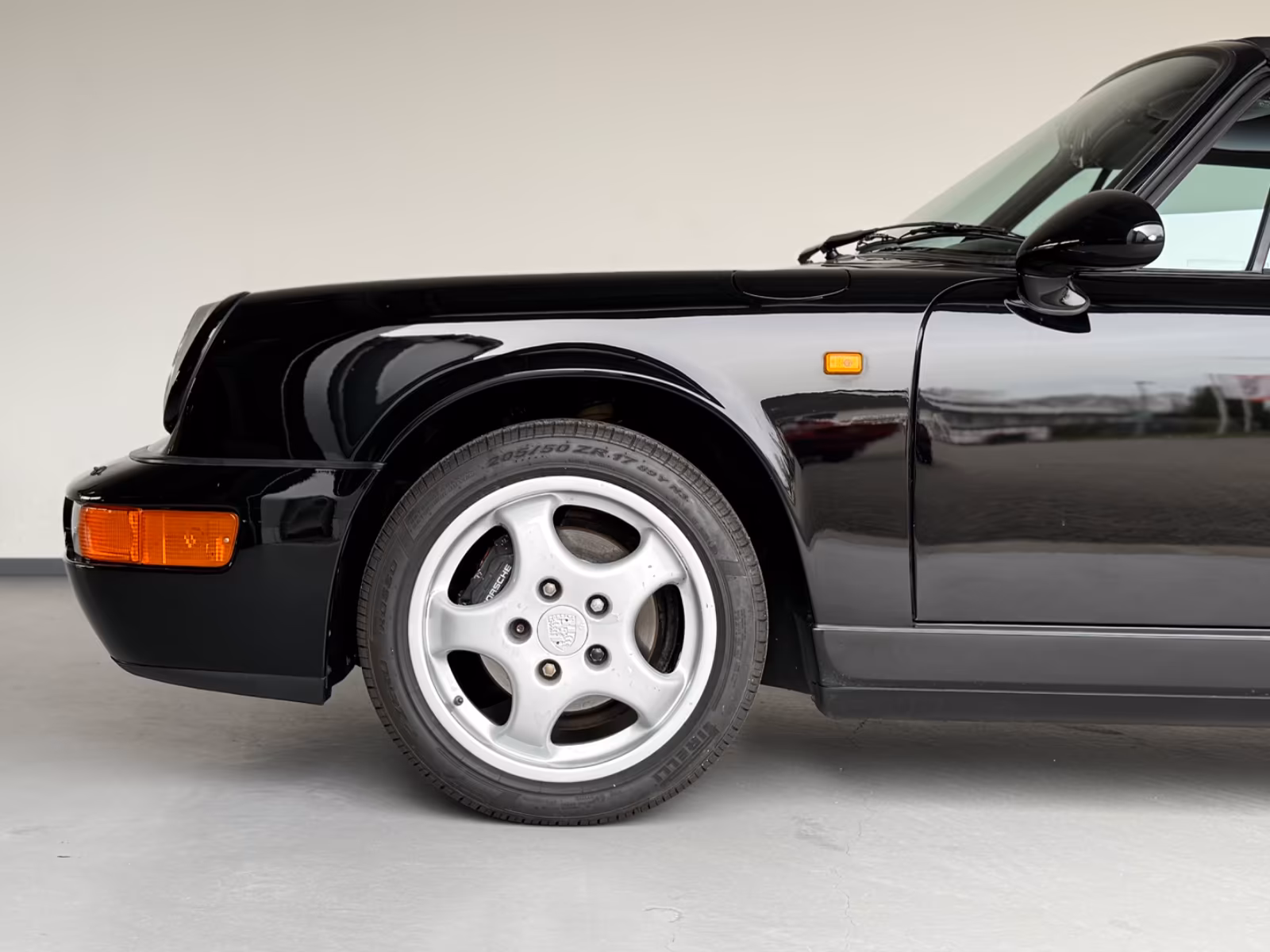 Porsche 964 schwarz-schwarz-schalter-C2-Cabriolet full